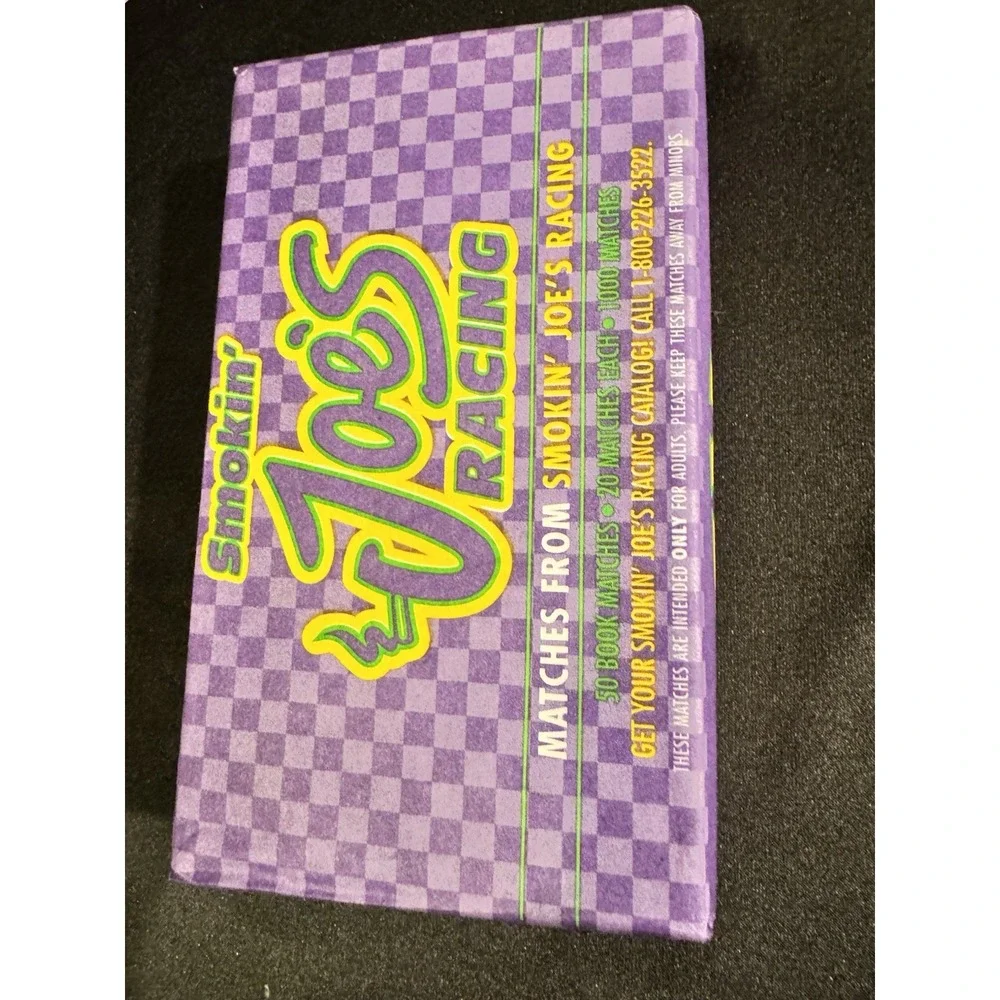 Vintage 1994 Smokin Joe's Racing Camel Tin Sealed Matches NASCAR Promo Lot